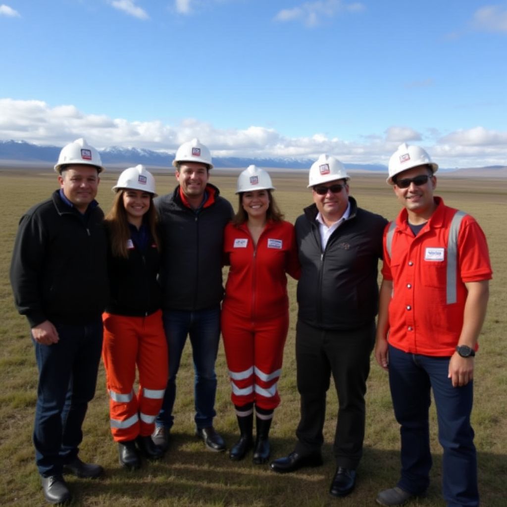 Visita técnica Vaca Muerta